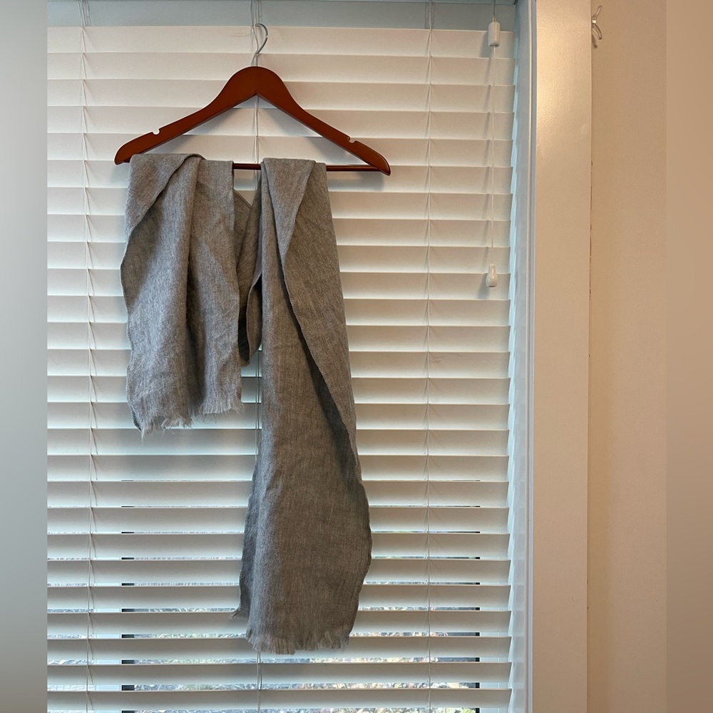 NEW Grey Alpaca Scarf